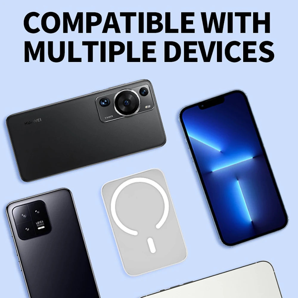 Power Bank MagSafe, Magnetic Wireless Powerbank Portable External Auxiliary Battery for iPhone 12/13/14/15/16/17 Pro Mini Plus Max