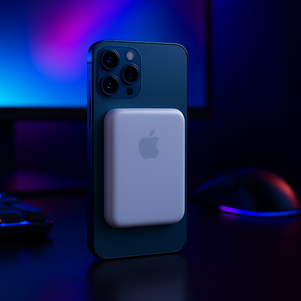 Power Bank MagSafe, Magnetic Wireless Powerbank Portable External Auxiliary Battery for iPhone 12/13/14/15/16/17 Pro Mini Plus Max