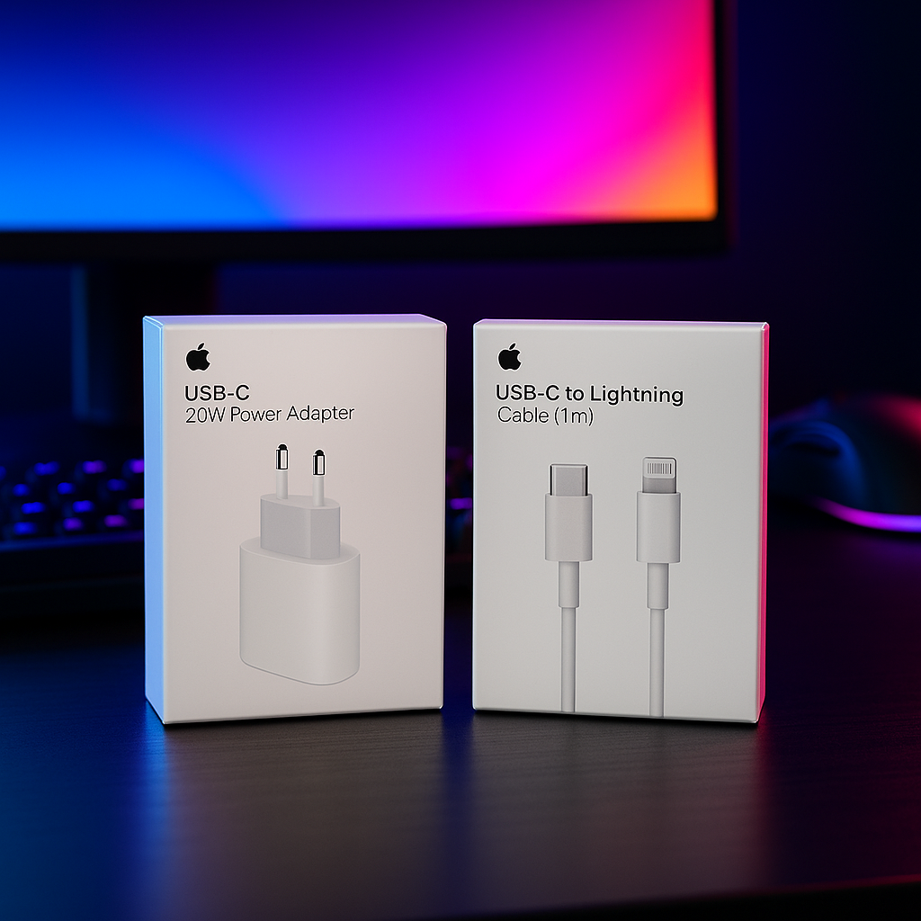 2025 Original 20W USB-C Power Adapter For iphone 16 15 14 13 mini Pro Max Type C fast charger for Apple Cable for iPhone 12 Plus