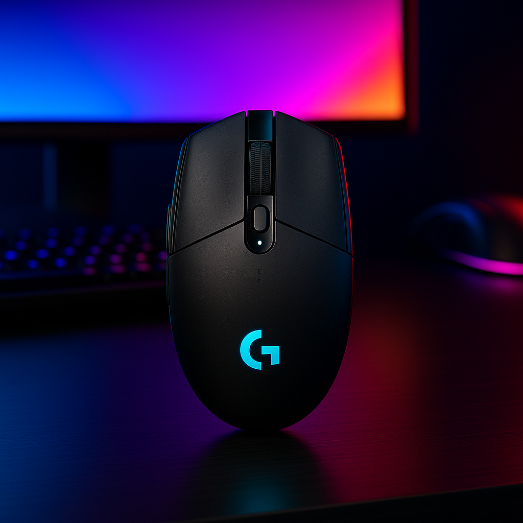 Logitech G305 wireless gaming mouse, HERO Sensor, 12000 DPI, for FPS and MBA games, office work, fast shipping