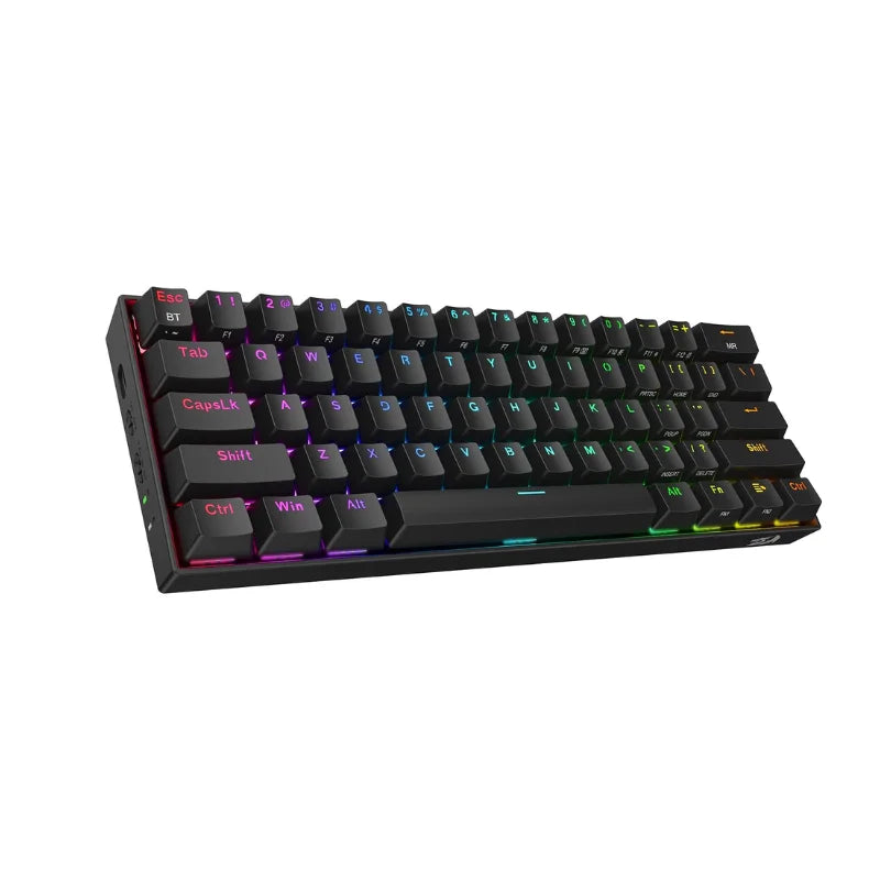 Redragon K530 Pro Draconic 61 Keys 60% Wireless RGB 100% Hot-Swap Socket Mechanical Keyboard Bluetooth/2.4Ghz/Wired 3-Mode